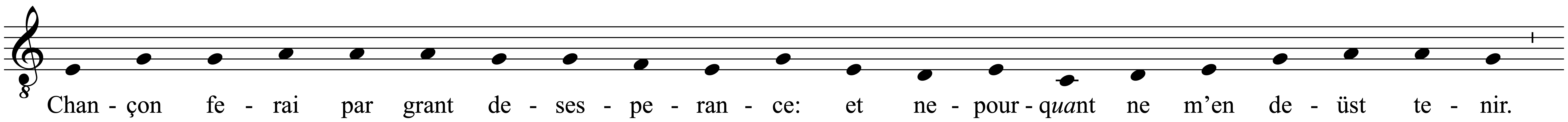 Work musical notation